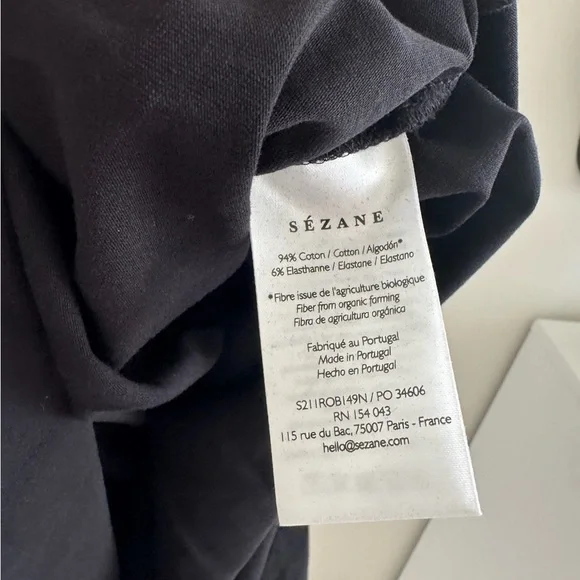 Sezane Pippa dress in black - Picture 7 of 7